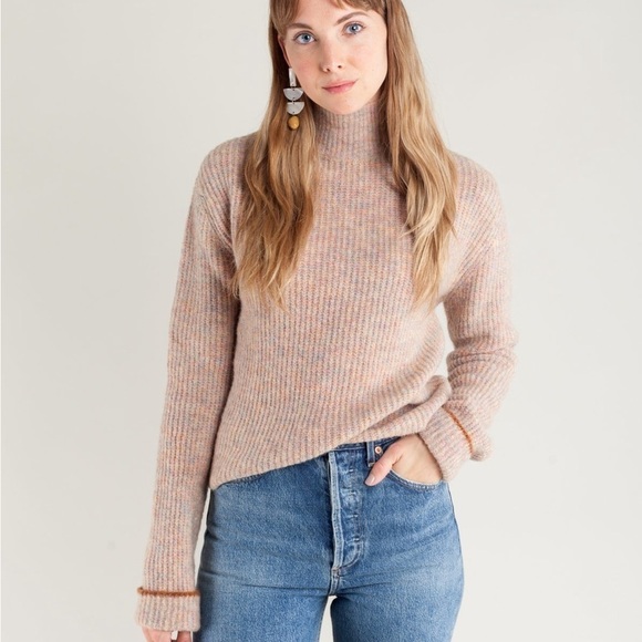 Paloma Wool Vesta Mock Neck Turtleneck Chunky Sweater - Picture 1 of 15